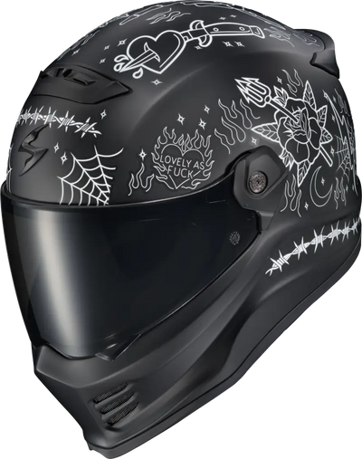Covert Fx Full Face Helmet The Litas 2 Black Md - SCORPION EXO