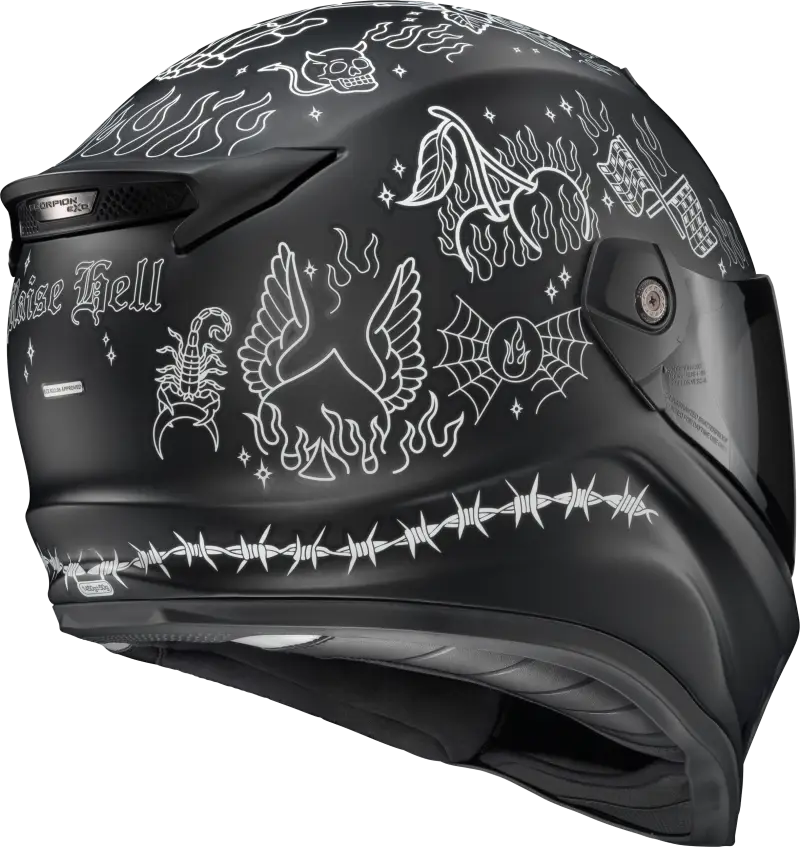 Covert Fx Full Face Helmet The Litas 2 Black Xl - SCORPION EXO