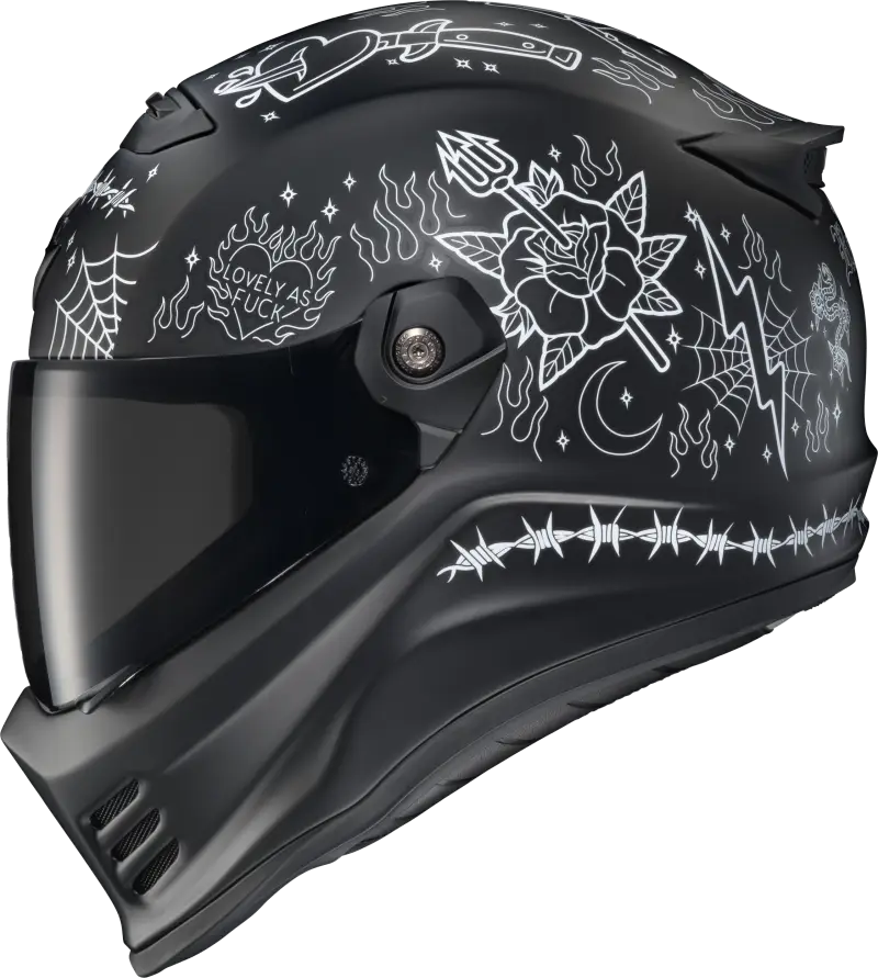 Covert Fx Full Face Helmet The Litas 2 Black Xs - SCORPION EXO