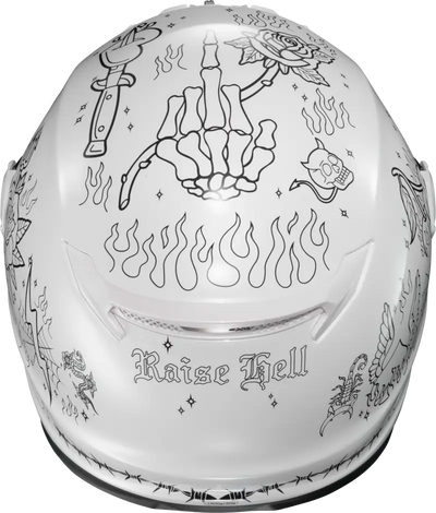 Covert Fx Full Face Helmet The Litas 2 White Xl - SCORPION EXO