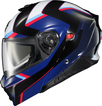 Exo Gt930 Transformer Helmet Morph Blue/Red 3x - SCORPION EXO