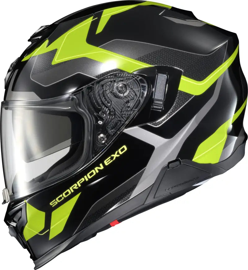 Exo T520 Full Face Helmet Zuse Black/Hi Viz Sm - SCORPION EXO