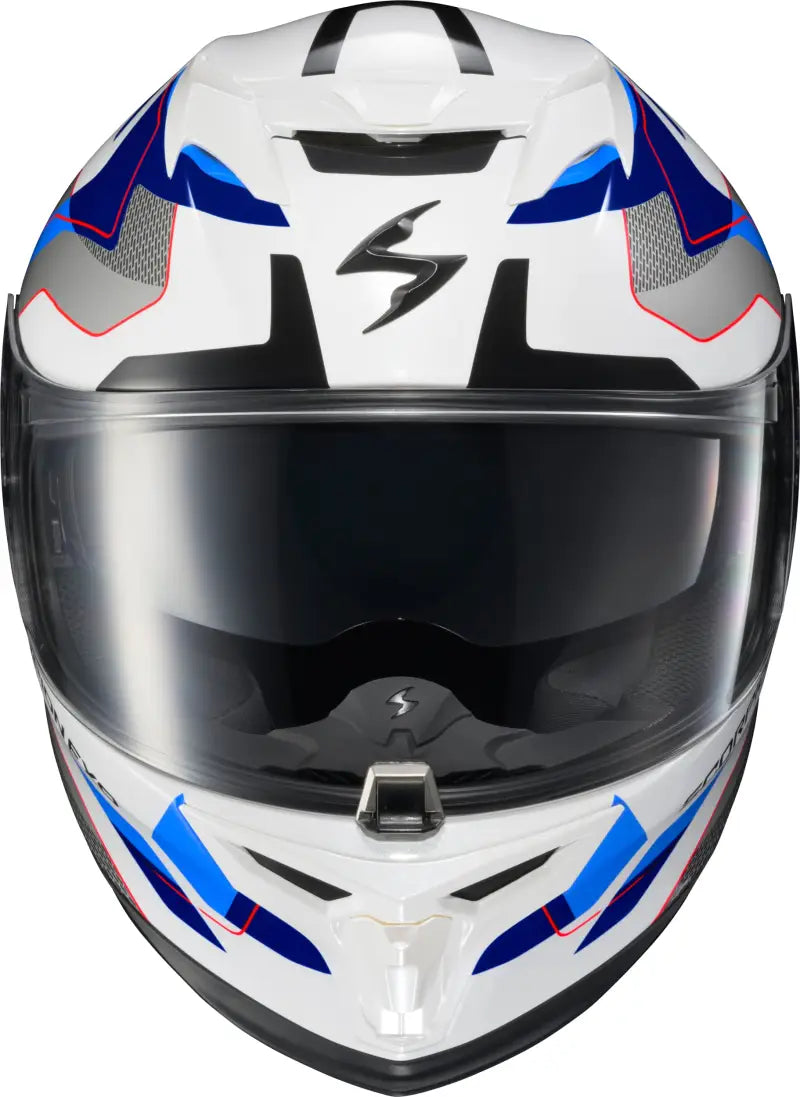 Exo T520 Full Face Helmet Zuse White/Blue 2x - SCORPION EXO