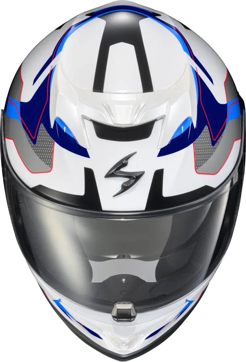 Exo T520 Full Face Helmet Zuse White/Blue Sm - SCORPION EXO