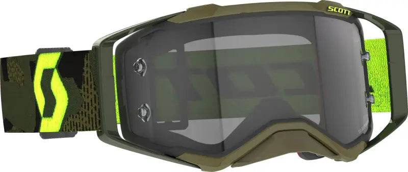 Prospect Ls Goggle Kaki Grn/Neon Ylw Grey Works