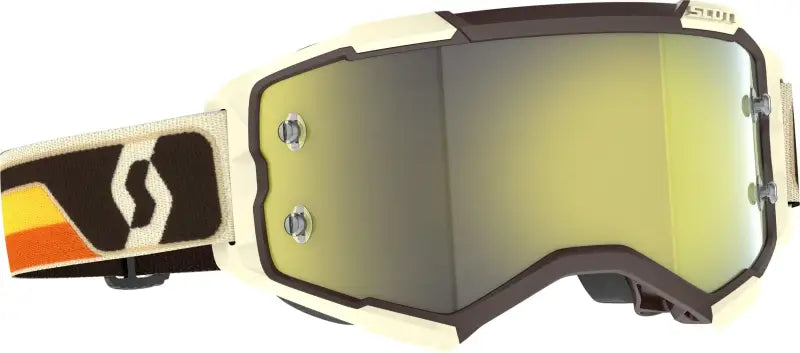 Fury Goggle Deep Brwn/Beige Ylw Chrm Works