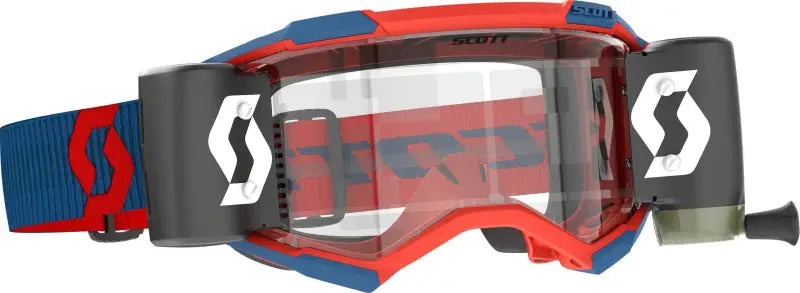 Fury Wfs Gogggle Drk Blue/Neon Red Clear Works