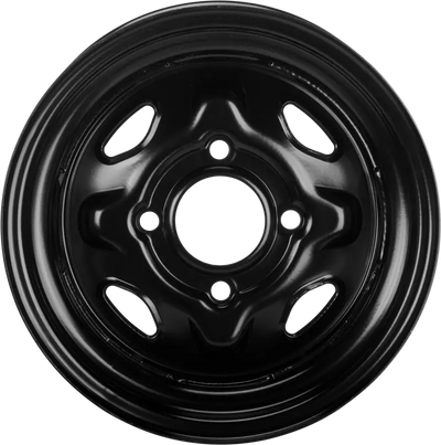 Sedona Steel 12x7 4/110 2+5 Blk Rear - SEDONA