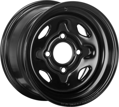 Sedona Steel 12x7 4/110 5+2 Blk Front - SEDONA