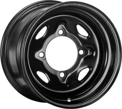 Sedona Steel 12x7 4/137 4+3 Blk Front - SEDONA