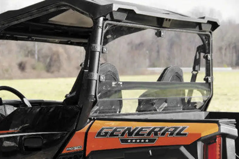 Seizmik Hard Rear Dust Panel UC Poly rear windshield for UTVs for extra protection