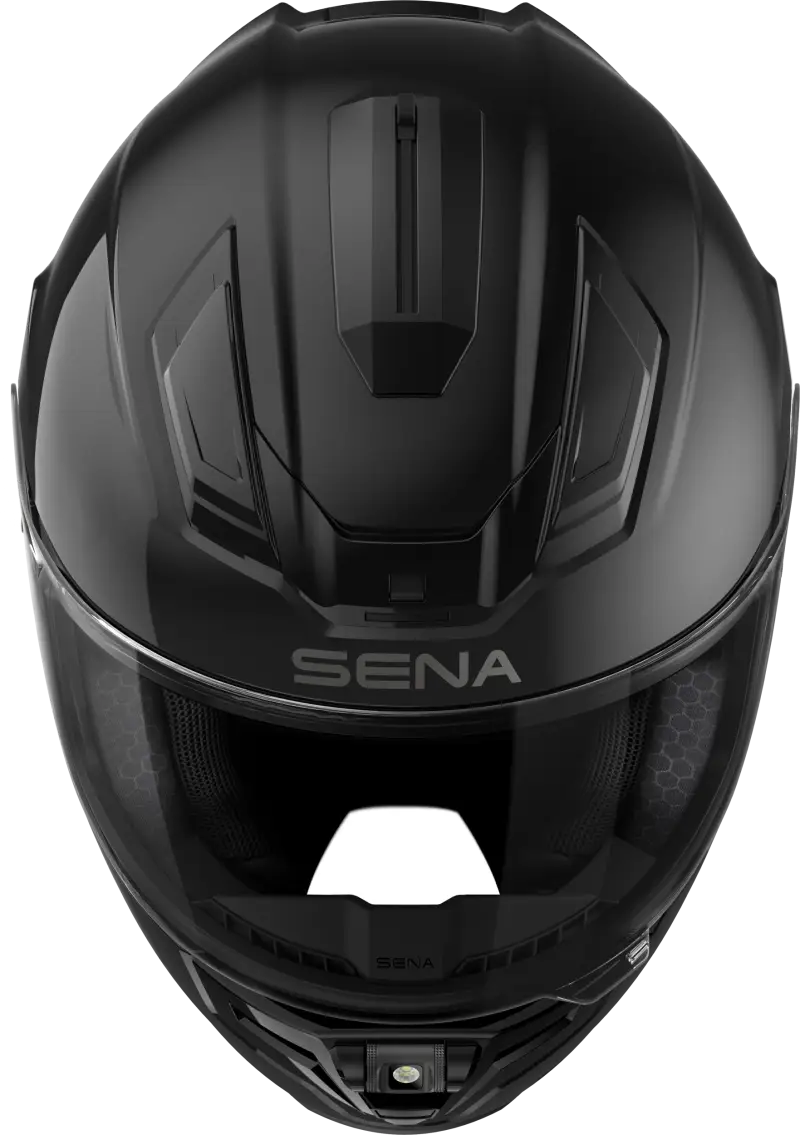 Phantom Ff Mesh Com Helmet Glossy Black Md - SENA