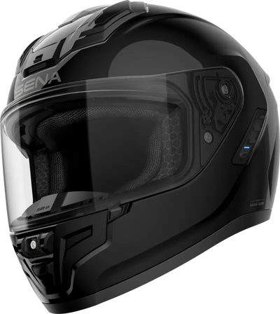 Phantom Ff Mesh Com Helmet Glossy Black Sm - SENA