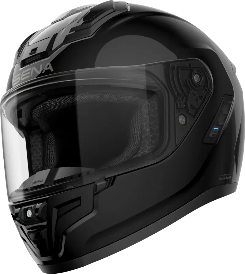 Phantom Ff Mesh Com Helmet Glossy Black Xl - SENA