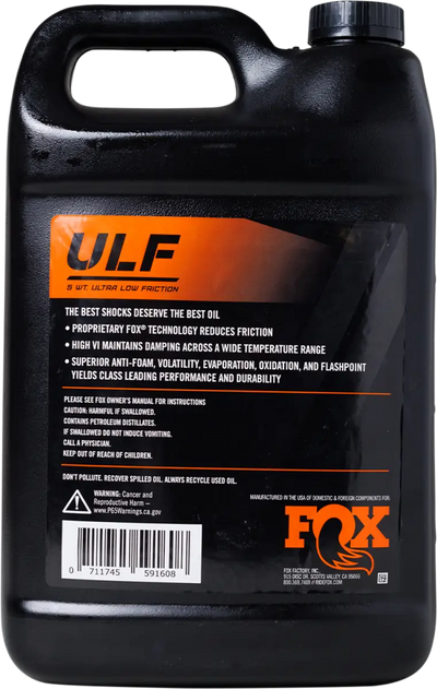 Suspension Ulf Oil 5wt 1gal - FOX