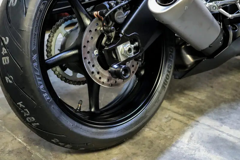 SHOGUN Swingarm Sliders Black for Powersports
