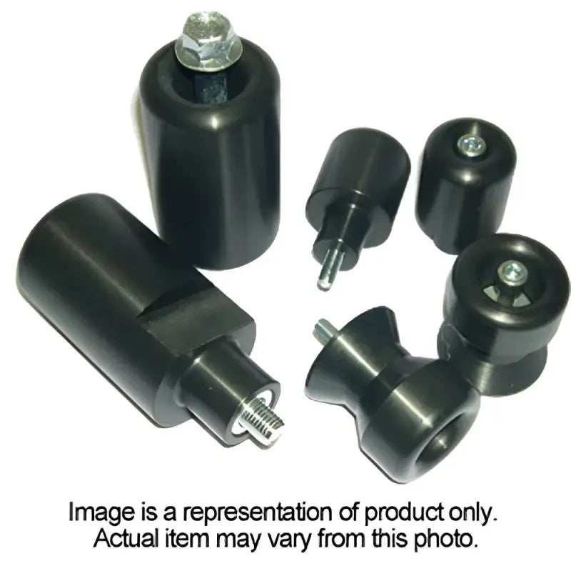 SHOGUN Frame Sliders Black for Powersports