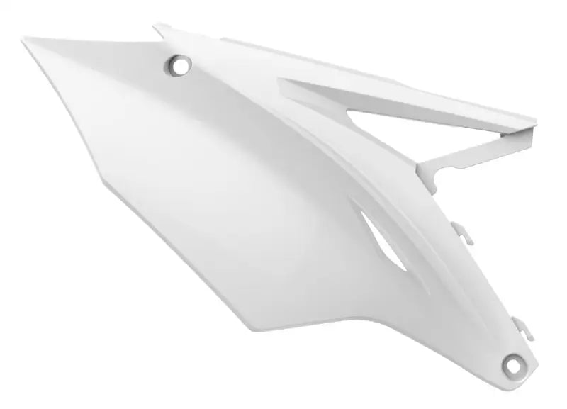 POLISPORT Side Number Plate White for Powersports