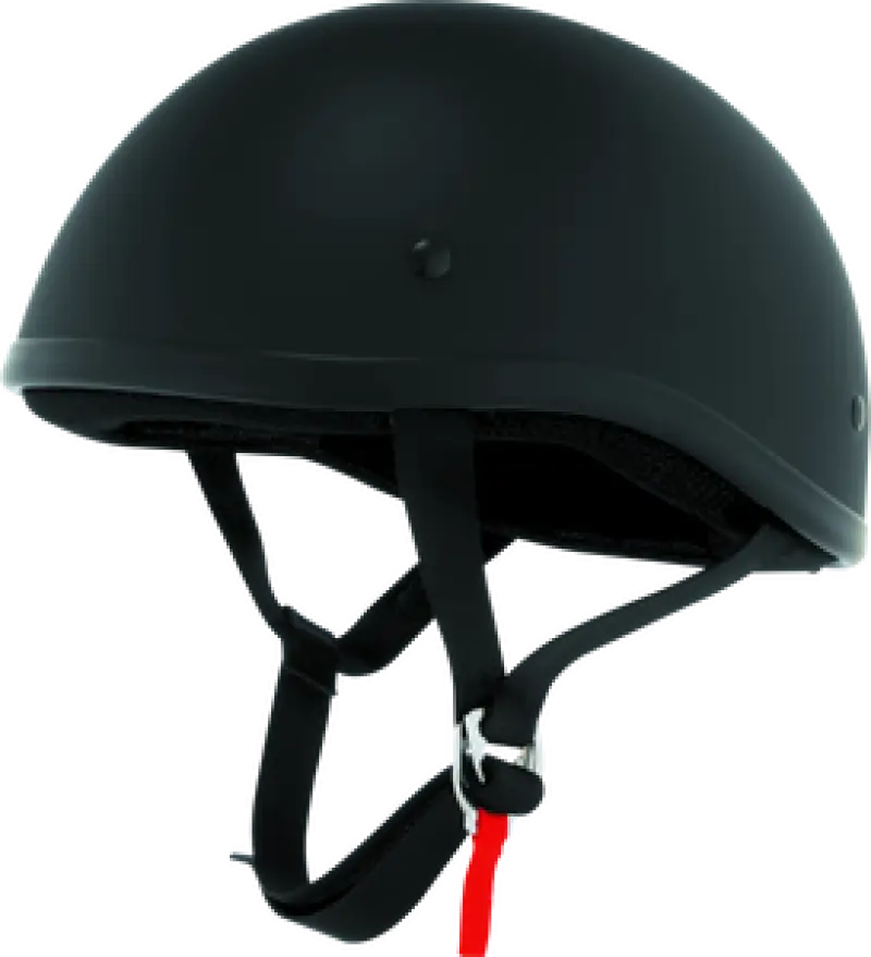 Matte black Skid Lids Original Helmet Flat Black Small for motorcycle riders