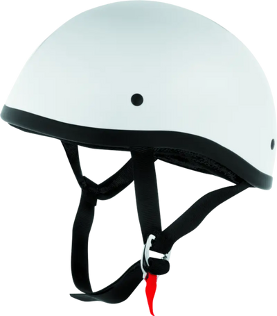 White Skid Lids Original Helmet Small with Black Trim for Style and Safety