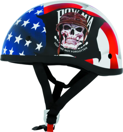 Patriotic motorcycle helmet Skid Lids POW MIA Original Helmet Small 646957
