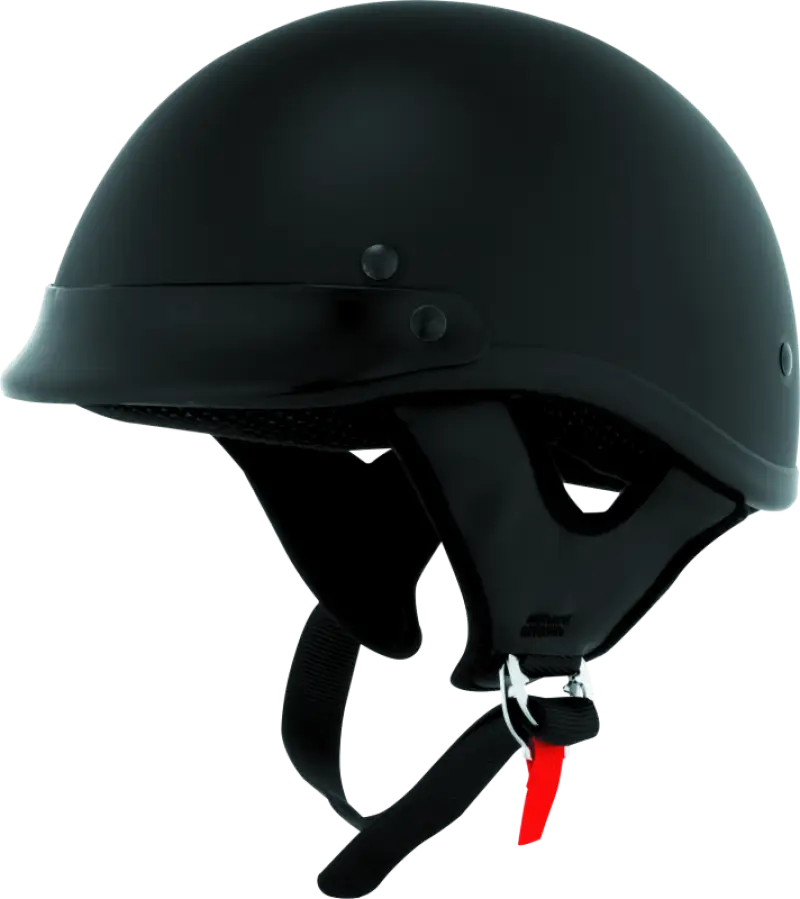 Skid Lids Traditional Helmet Flat Black - XL - 646824 - Safety