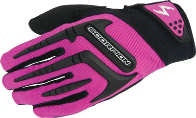 Women's Skrub Gloves Pink Xs - SCORPION EXO