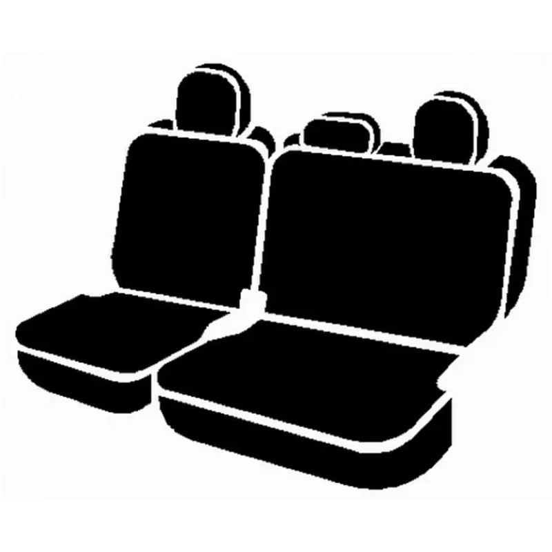 SL62-38 BLK/BLK FIA Sl Rear 60/40 Seat Cover