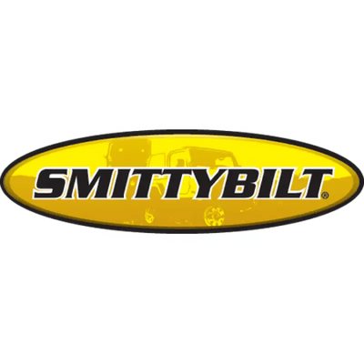 Smittybilt logo on Smitty Bilt 519701-07 upper door passenger side for off-road Jeep