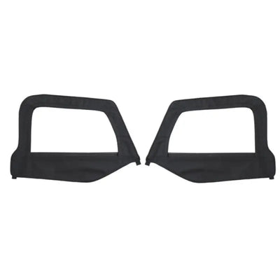 Black soft half wrgl door skin for Smittybilt 97-06 Wrgl Door Skin Only 89735