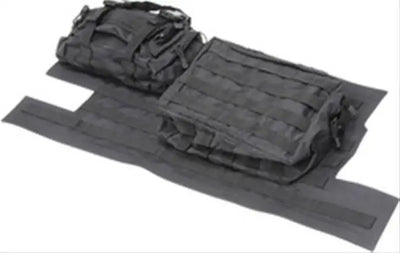 Smittybilt Gear Tail Gate Cover Black - 5662301, durable and stylish tailgate protection accessory.