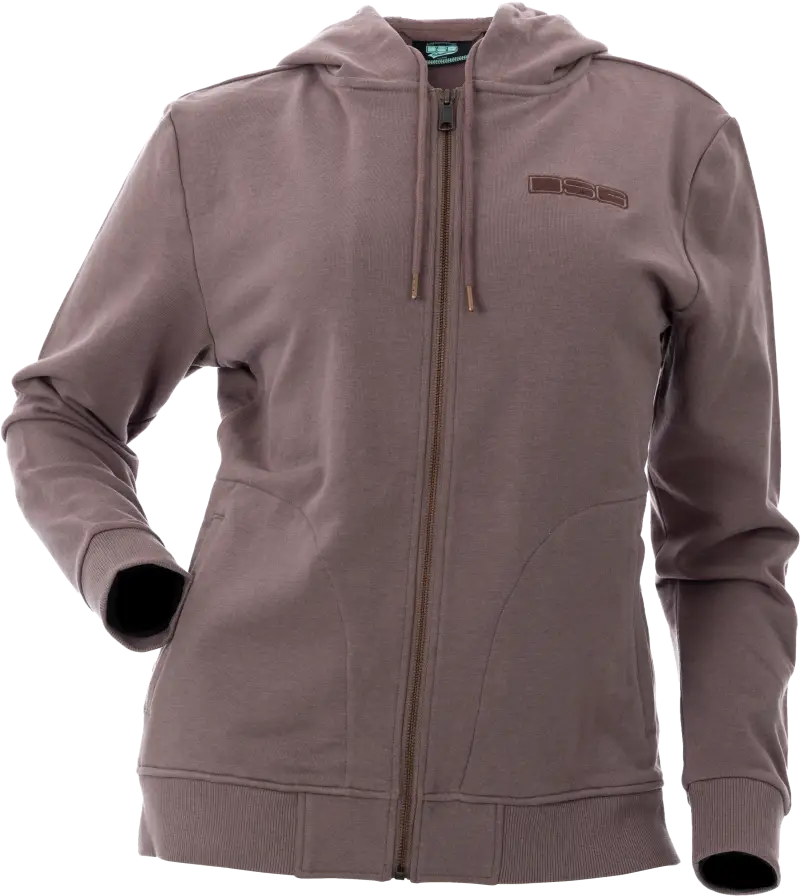 Neve Zip Up Hoodie Smoky Mauve Lg - DSG