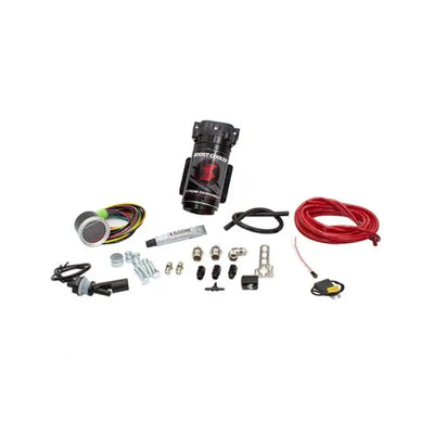 Automotive boost cooler kit by Snow Performance for performance gas STG upgrades