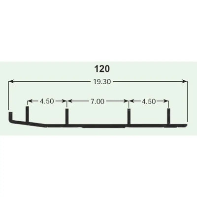 Sp1 F-06-0-4-130 Pr/X2 Six60 Double Carbide A/C S/M - Skis/Carbides/Runners