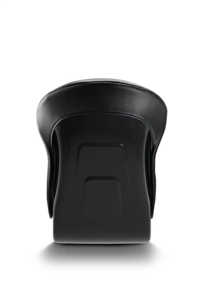 Sparco Seat Stradale Performance Blk black leather backrest with sleek contoured design and embossed logo