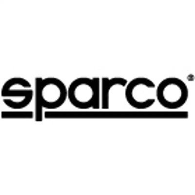 Black Sparco logo on grey blue Sparco Suit Victory 3.0