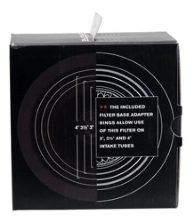Spectre Adjustable Conical Air Filter 2-1/2in. Tall (Fits 3in. / 3-1/2in. / 4in. Tubes) - Blue 