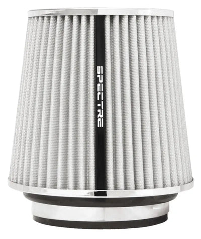 Silver cone air filter for Spectre Adjustable Conical Air Filter 5-1/2in tall