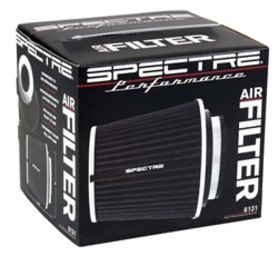 Spectre Adjustable Conical Air Filter 5-1/2in. Tall (Fits 3in. / 3-1/2in. / 4in. Tubes) - Black - Truck & Automotive