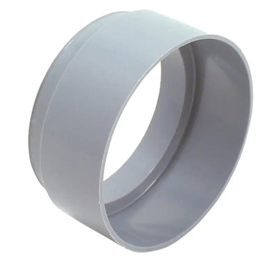 Gray plastic pipe fitting for Spectre Air Duct Hose Filter Adapter 3in