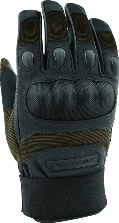 Speed and Strength Call to Arms Gloves Black 2XL with knuckle protection for arms gloves black