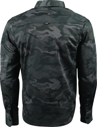 Camouflage long-sleeved arms moto shirt for motorcycle lovers, Speed and Strength Call to Arms Moto Shirt Small