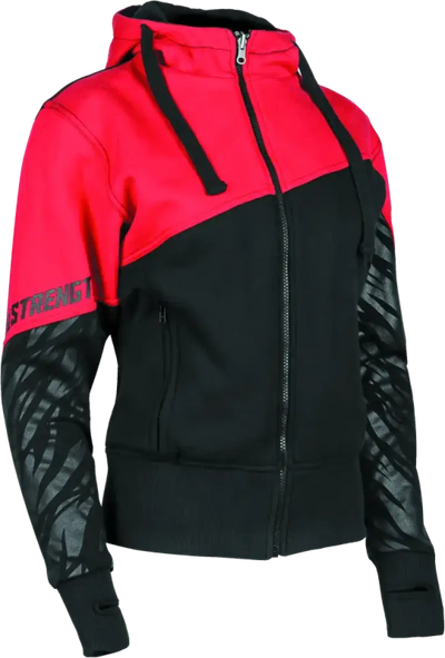 Speed and Strength Cat Outa Hell Hoody Red/Black Womens - XS - Apparel