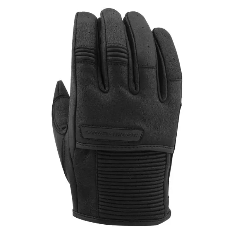 Black chain leather gloves from Speed and Strength Off the Chain Leather Gloves Small