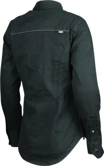 Black Speed Society Armored Moto shirt for women, long-sleeved, XS size pickup