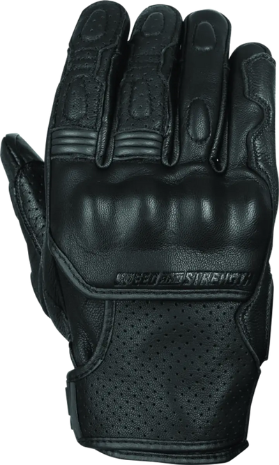 Speed and Strength Twist of Fate Leather Gloves Black/White - Large - 892327 - Safety
