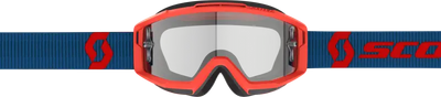 Split Otg Goggle Drk Blue/Neon Rd Clear Works