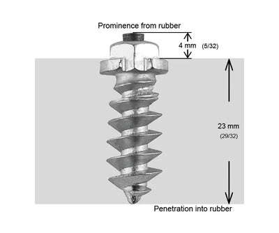 SS-25200 1’’ 25mm Shoulder Screw Studs Qty 200