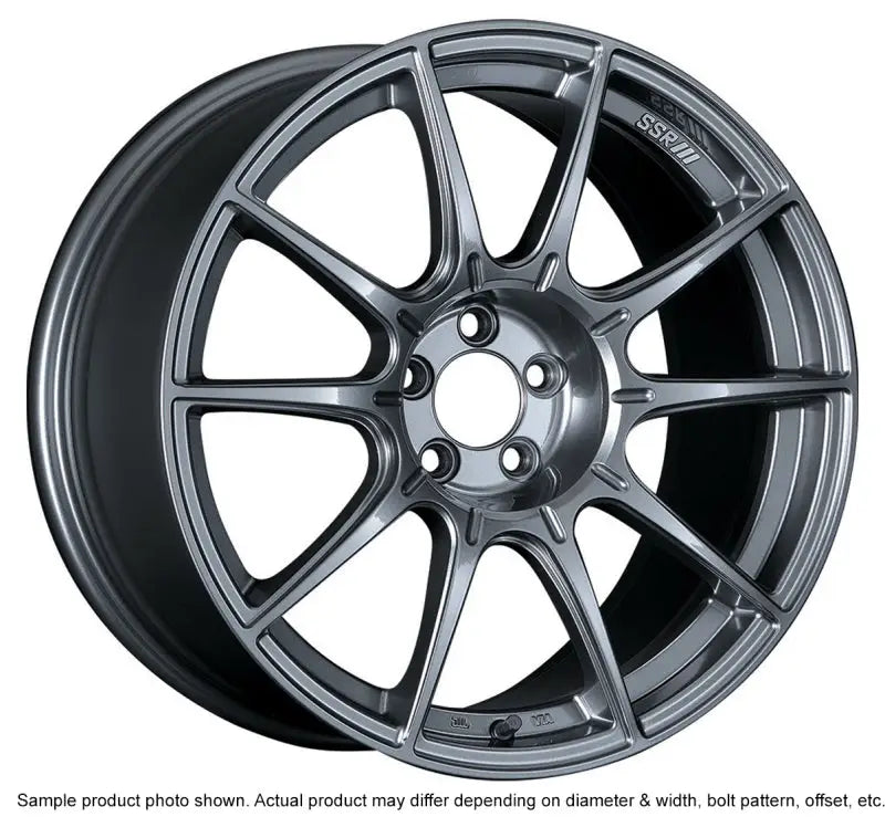 SSR GTX01 18x8.5 5x100 44mm Offset Dark Silver Wheel 02-05 WRX - Truck & Automotive