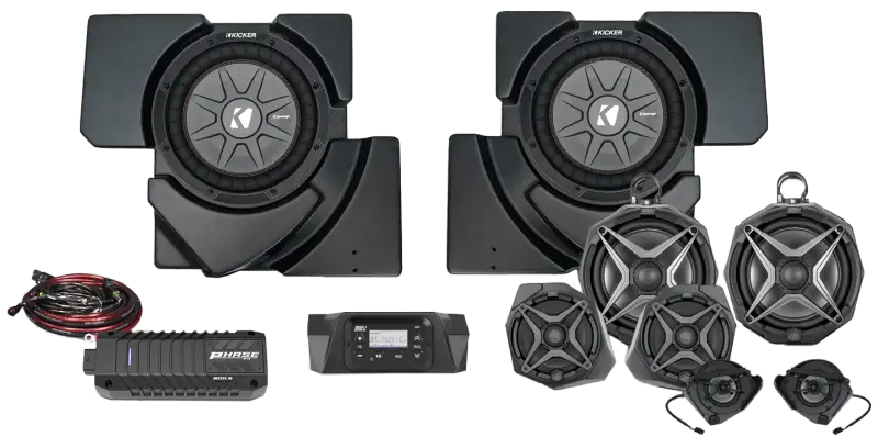 8 Speaker Plug And Play Kit W/ 8" Cage Pods